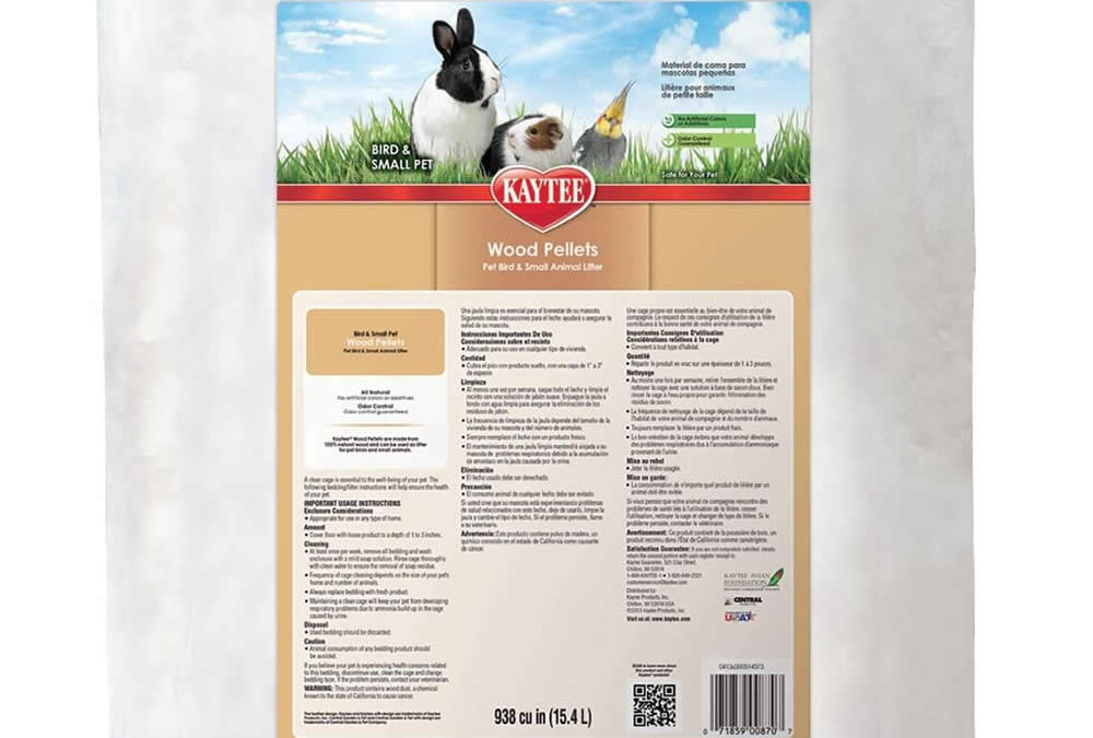 Kaytee Wood Pellets Pet Litter & Bedding