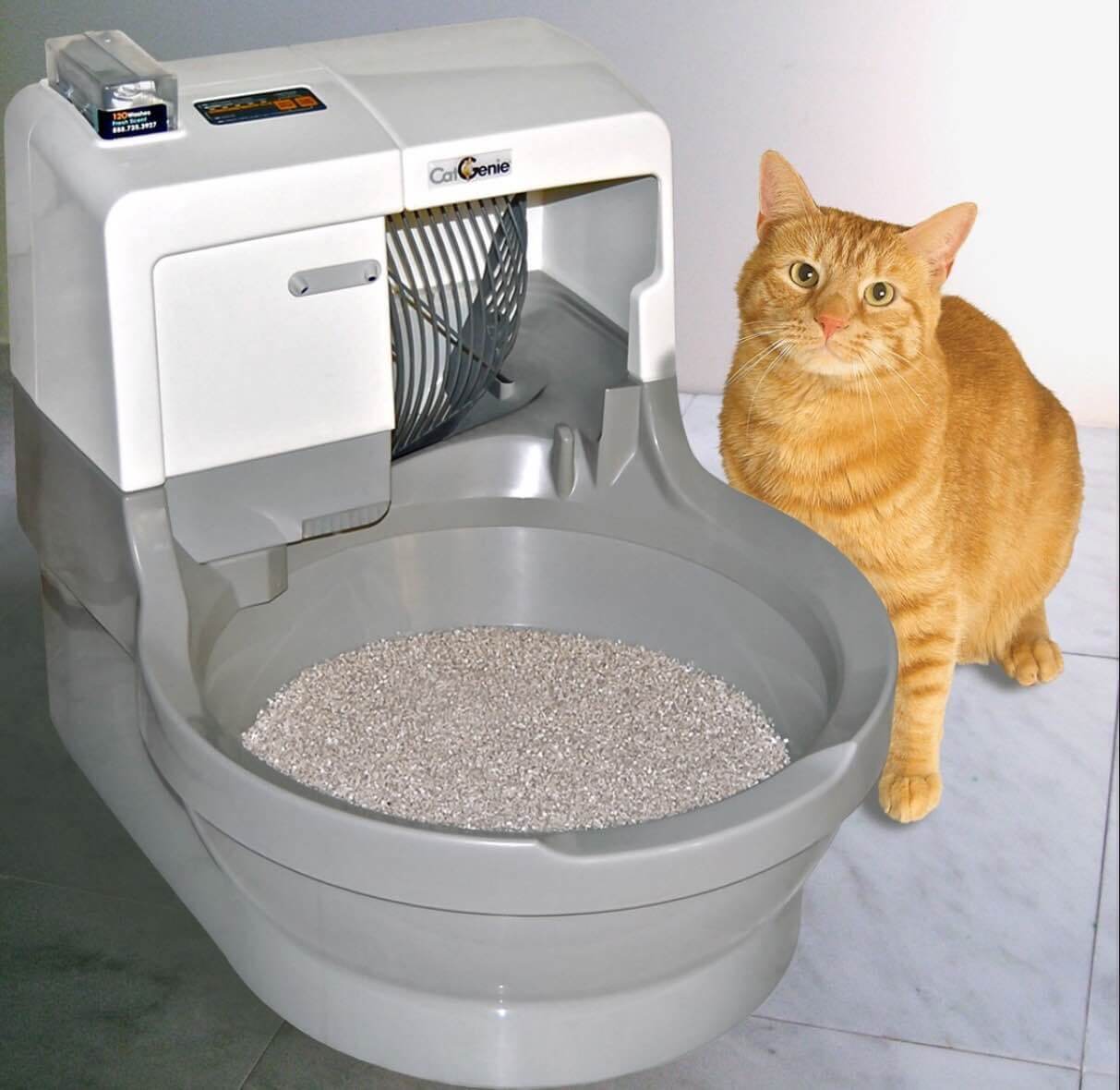 CatGenie Self Washing & Flushing Cat Litter Box; Automatic Cleaning