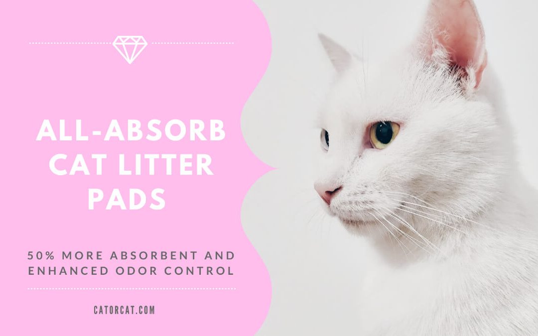 All-Absorb Cat Litter Pads; 50% More Absorbent and Enhanced Odor Control