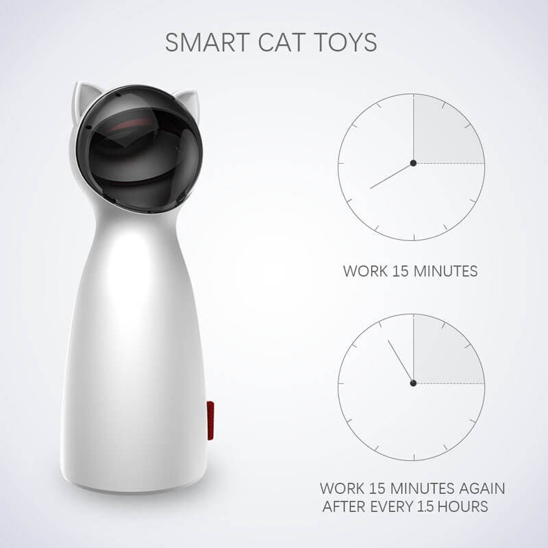 automatic laser cat toy with timer