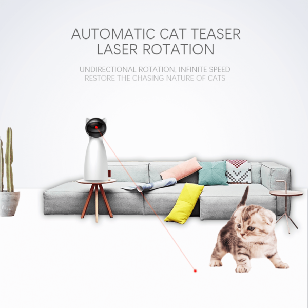 automatic laser light cat toy