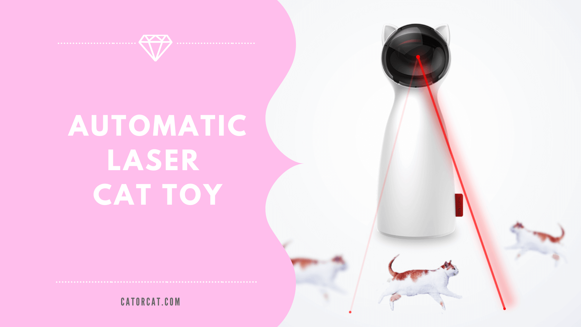 automatic laser cat toy with timer