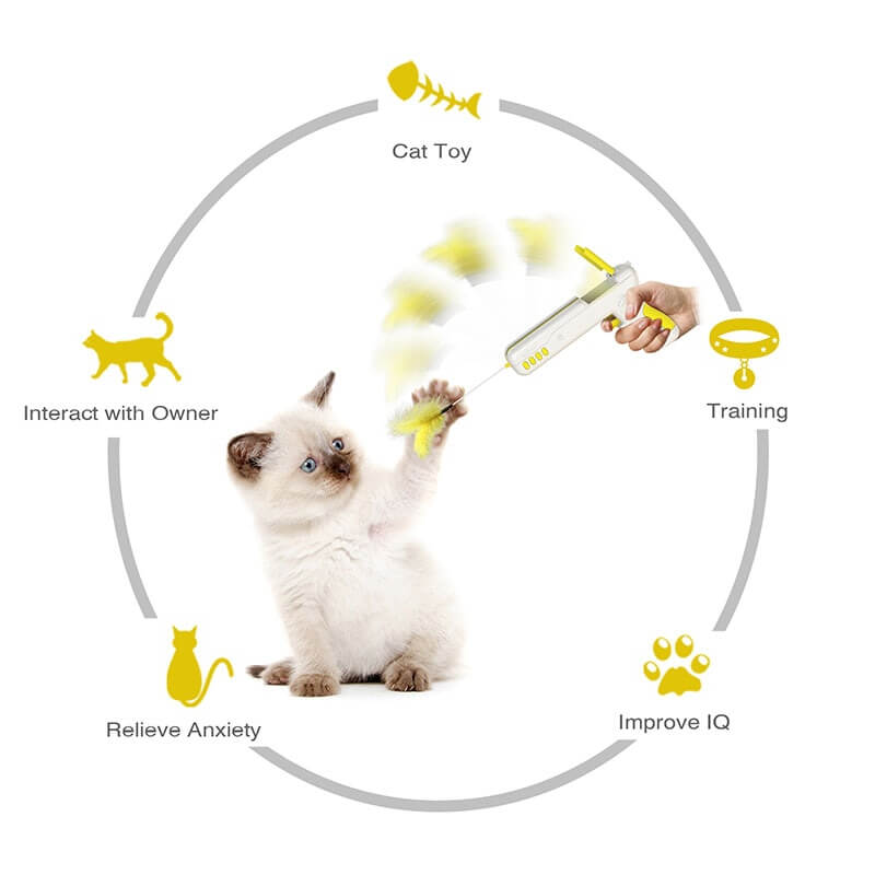 interactive cat toy gun interactive cat toy gun