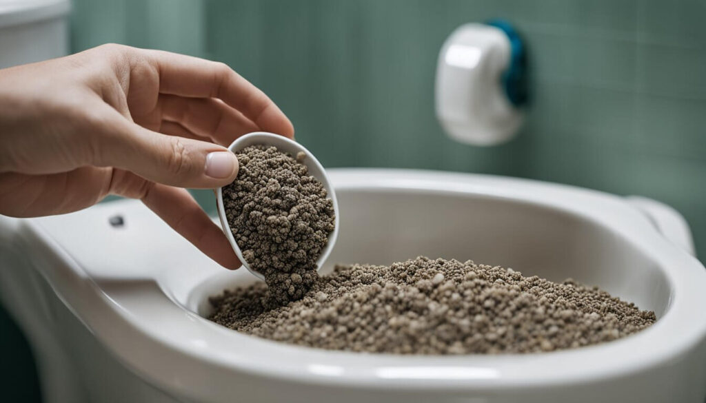 can you flush cat litter down the toilet