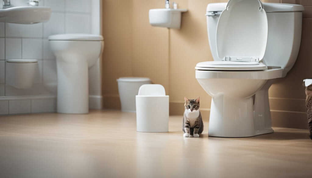 can you flush cat poop without litter